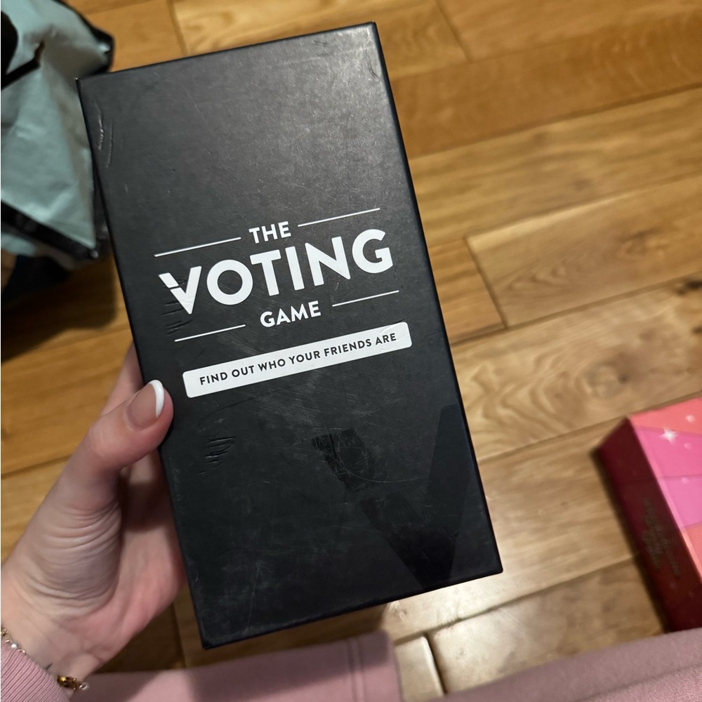 The Voting Game Party Card Game - Black
